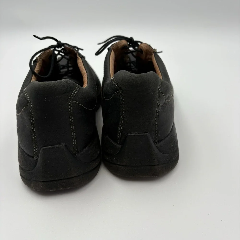 Clarks 75030 Men's Black Leather Comfort Oxford Shoes Lace Up Size 11M